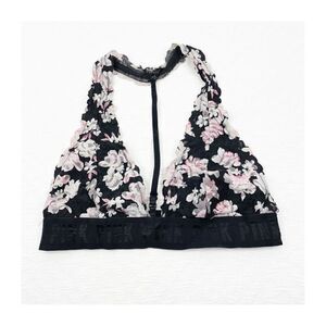 BUY 1 GET 1 FREE Victorias Secret lace bralette floral black pink small t strap